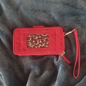 Vera Bradley red wallet